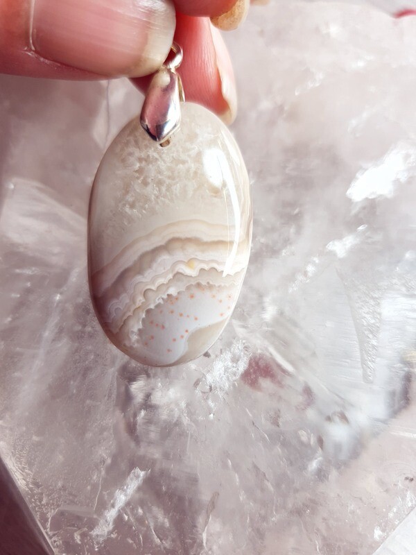 Agate crazy lace grise