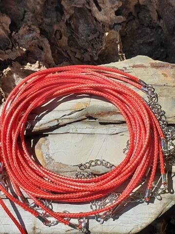 cordon 45/50 cm rouge