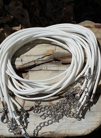 cordon 45/50 cm blanc