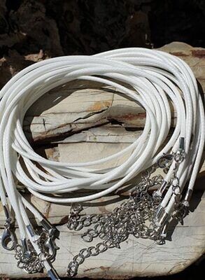 cordon 45/50 cm blanc