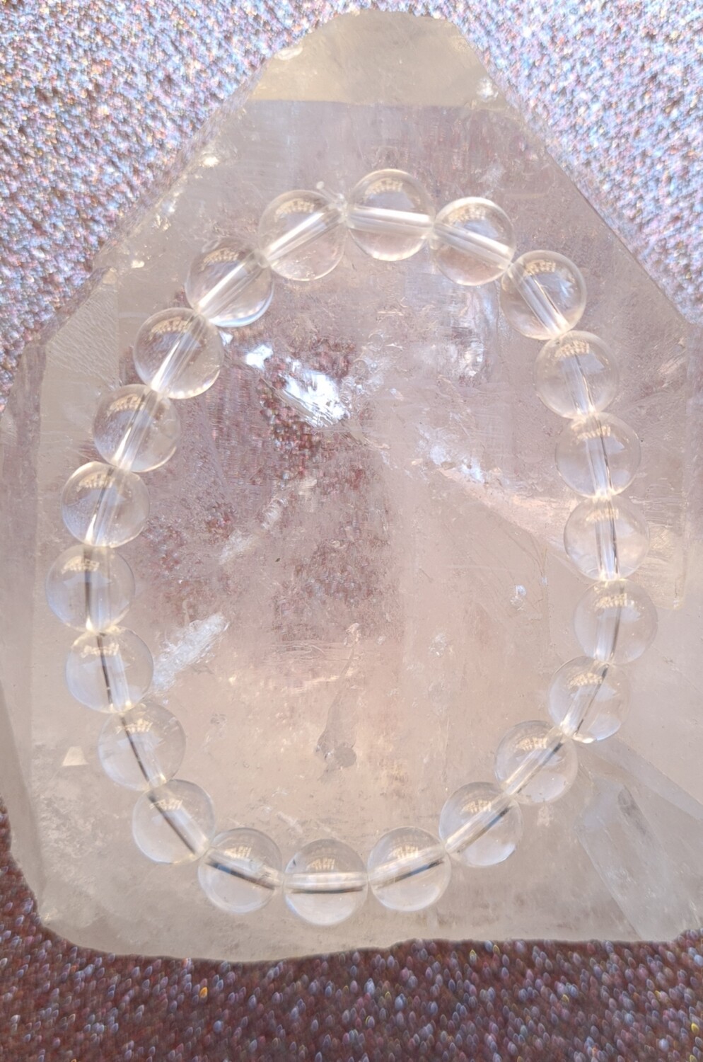 Bracelet Cristal de Roche ø8