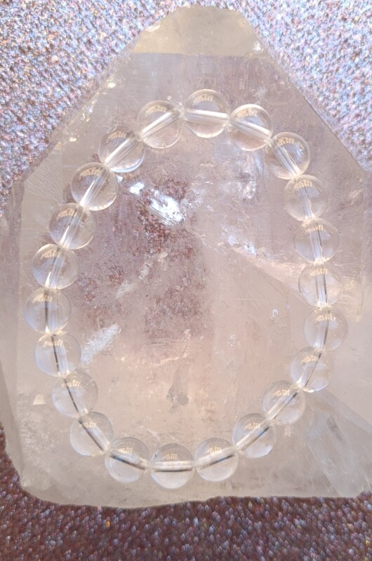 Bracelet Cristal de Roche ø8