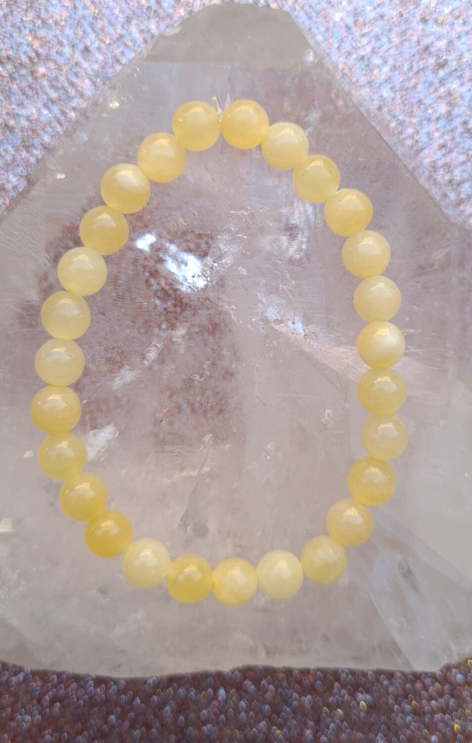 Bracelet Calcite Jaune ø6