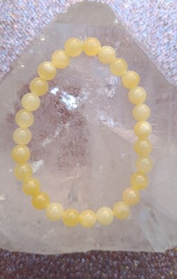 Bracelet Calcite Jaune ø6