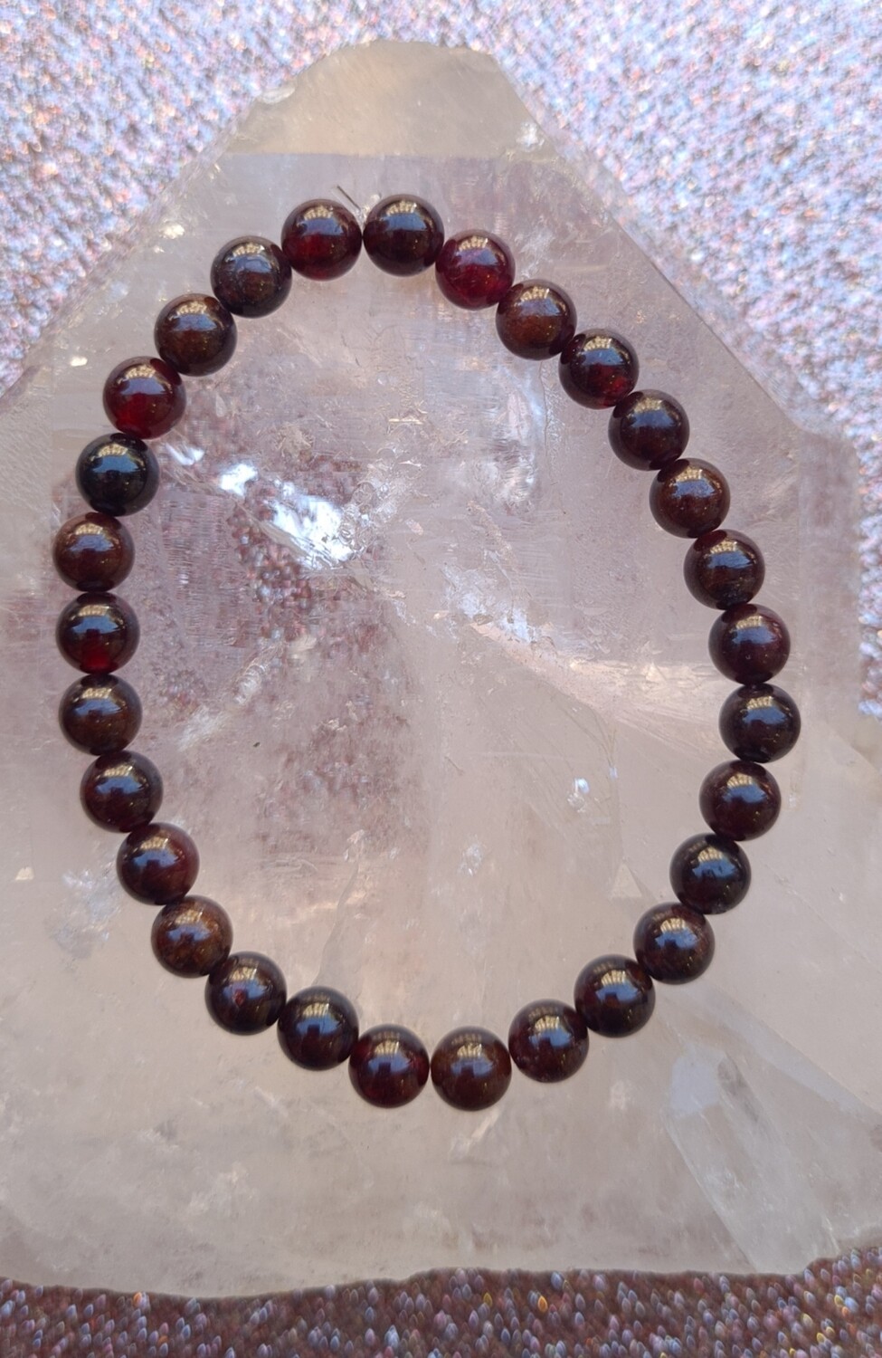 Bracelet Grenat ø6