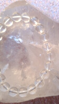 Bracelet Cristal de Roche ø8
