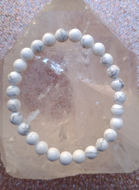 Bracelet Howlite ø6