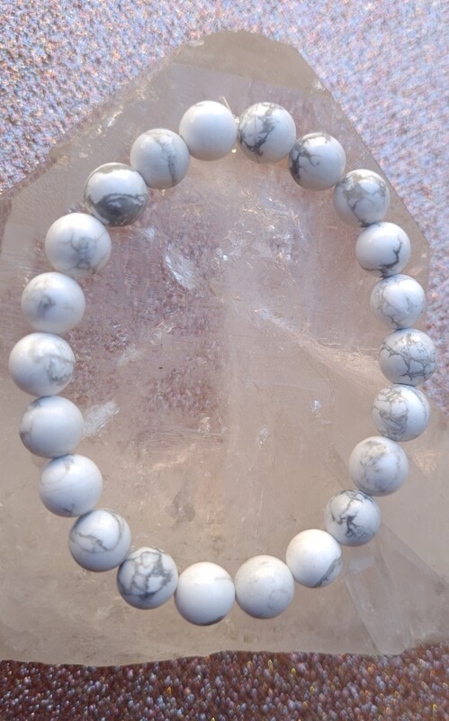Bracelet Howlite ø8