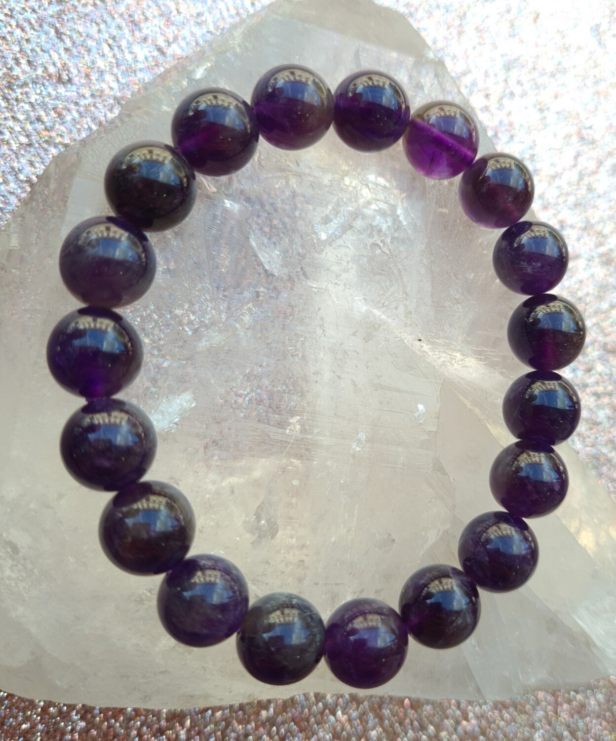 Bracelet Amethyste ø10