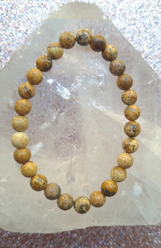Bracelet Jaspe Paysage ø6