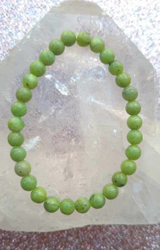 Bracelet Jade Néphrite ø6