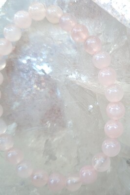Bracelet Quartz Rose ø6