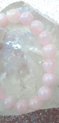 Bracelet Quartz rose ø10