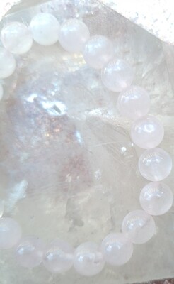 Bracelet Quartz Rose ø8