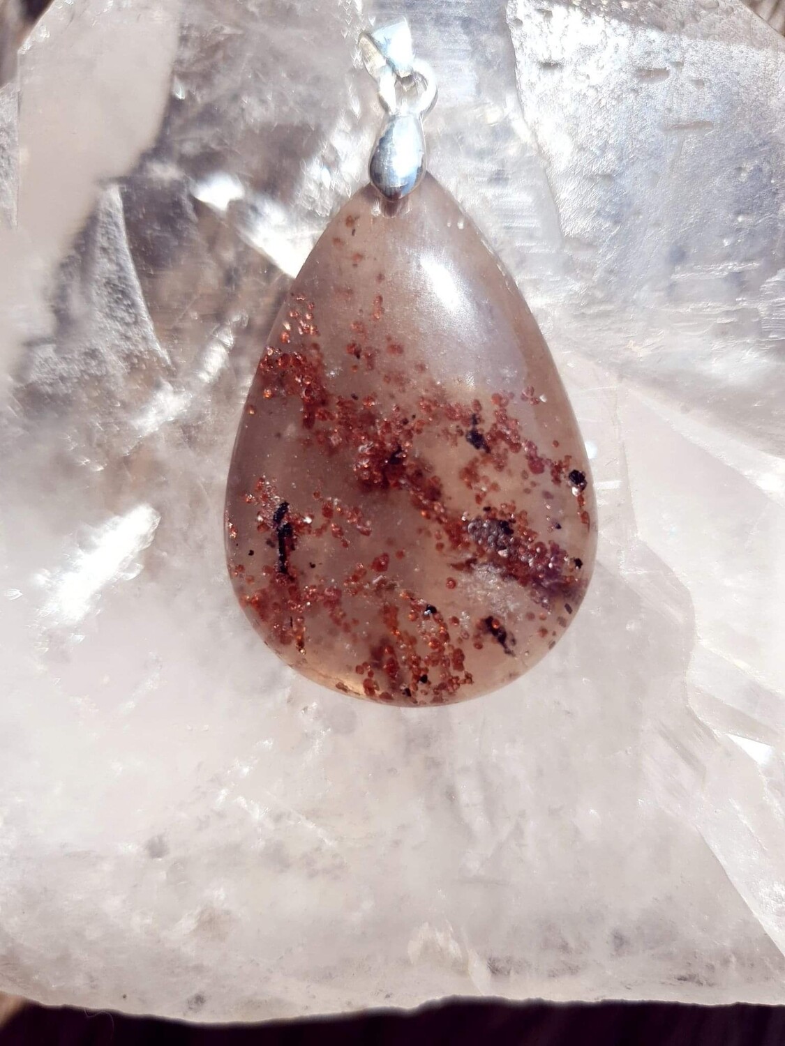 Quartz Inclusion de Blende (Sphalérite)