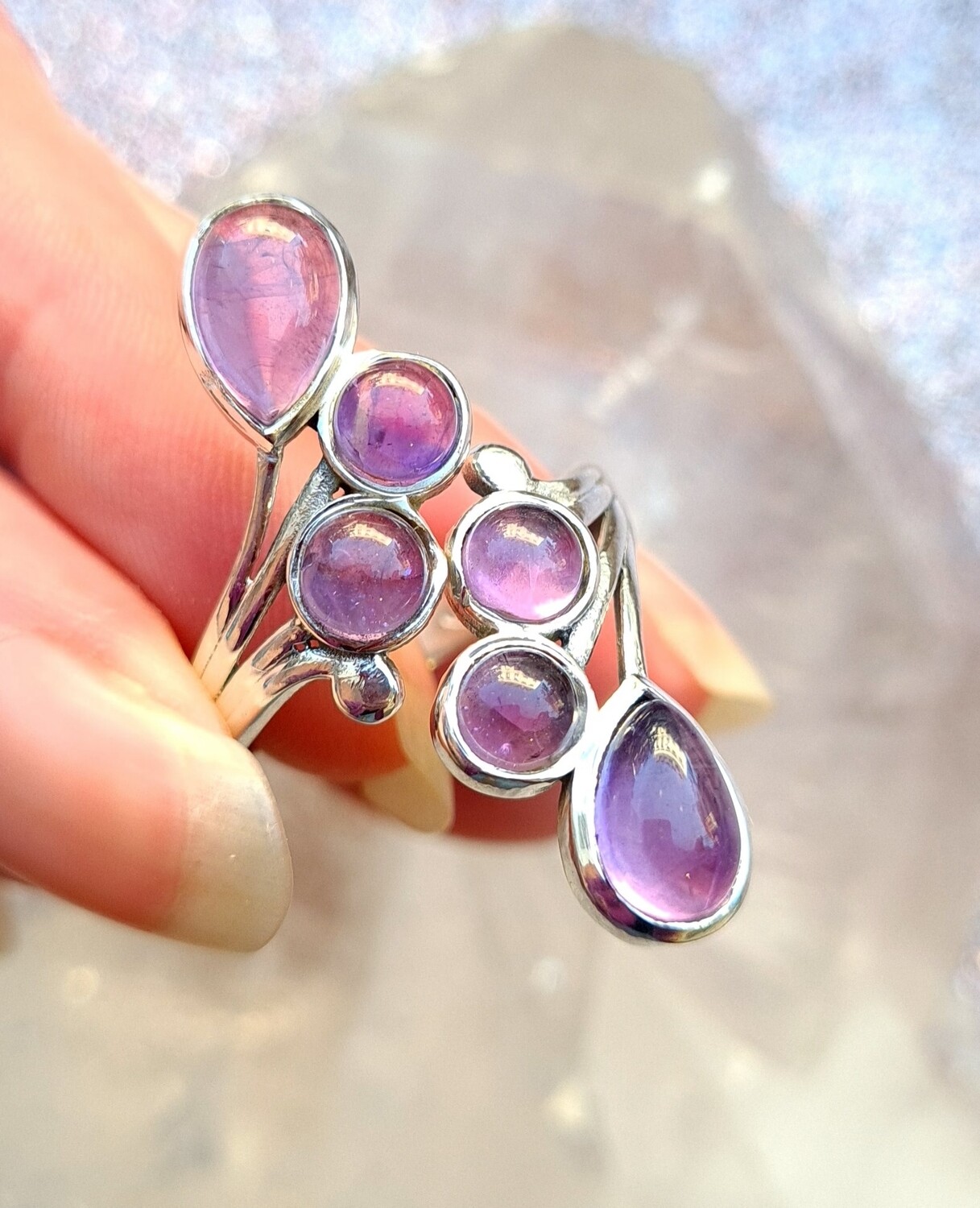 Bague Argent Améthyste AA