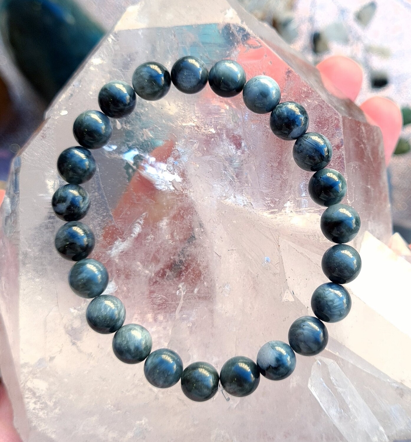 Bracelet Tourmaline Œil de Chat ø6