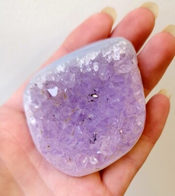 Geode Agate et Améthyste Lavande n°5