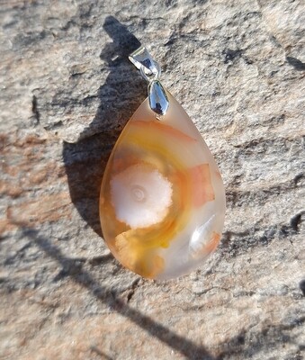 Agate Fleur/Cornaline n°3