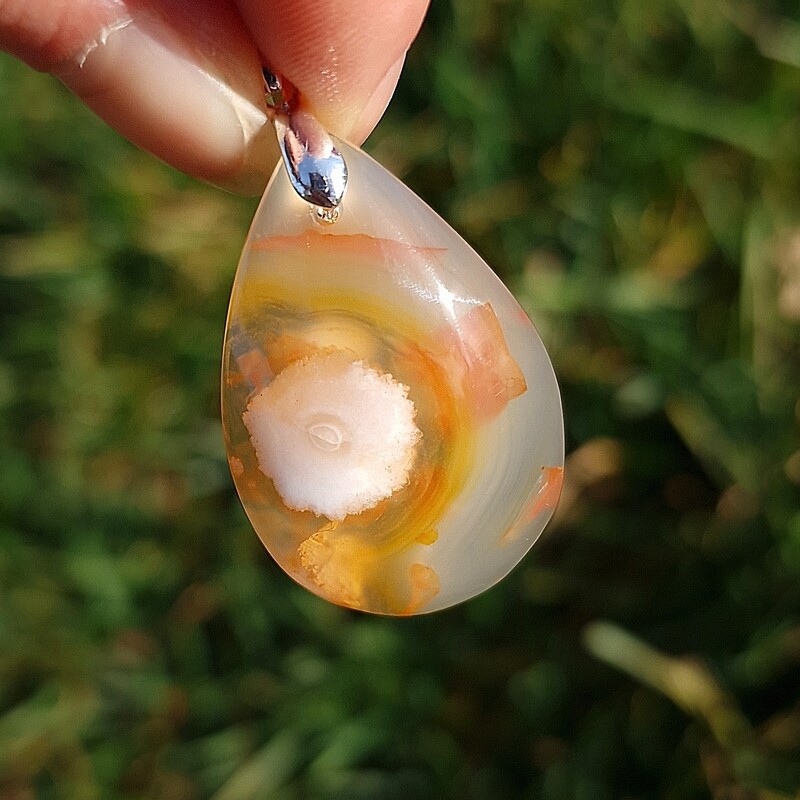 Agate Fleur/Cornaline n°3