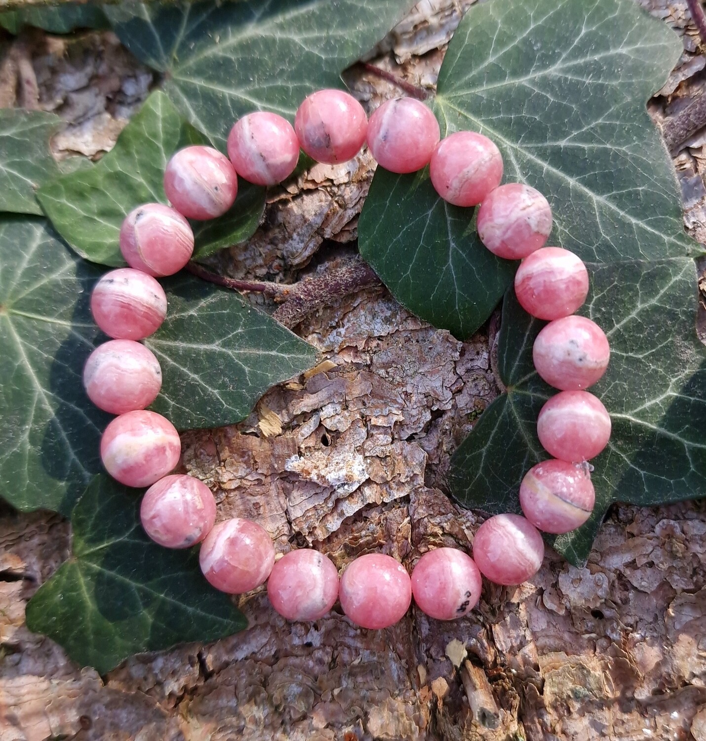 Bracelet Rhodochrosite ø10