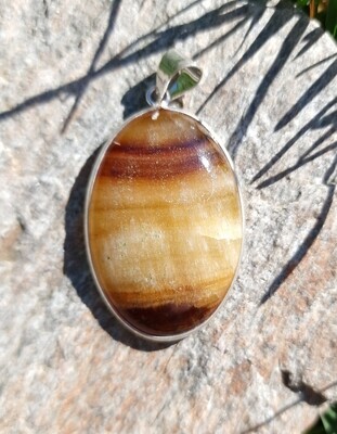 Aragonite Serti Argent