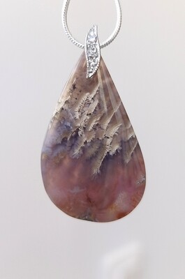 Agate Plume Violette n°1