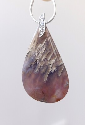 Agate Plume Violette n°1