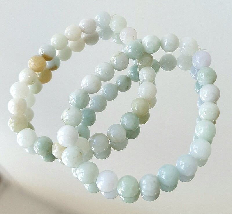 Bracelet Jade de Birmanie ø8