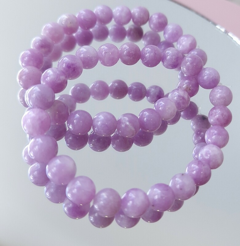 Bracelet Lépidolite ø8