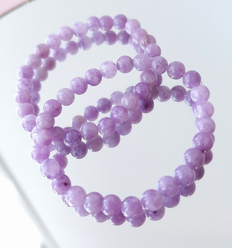 Bracelet Lépidolite ø6
