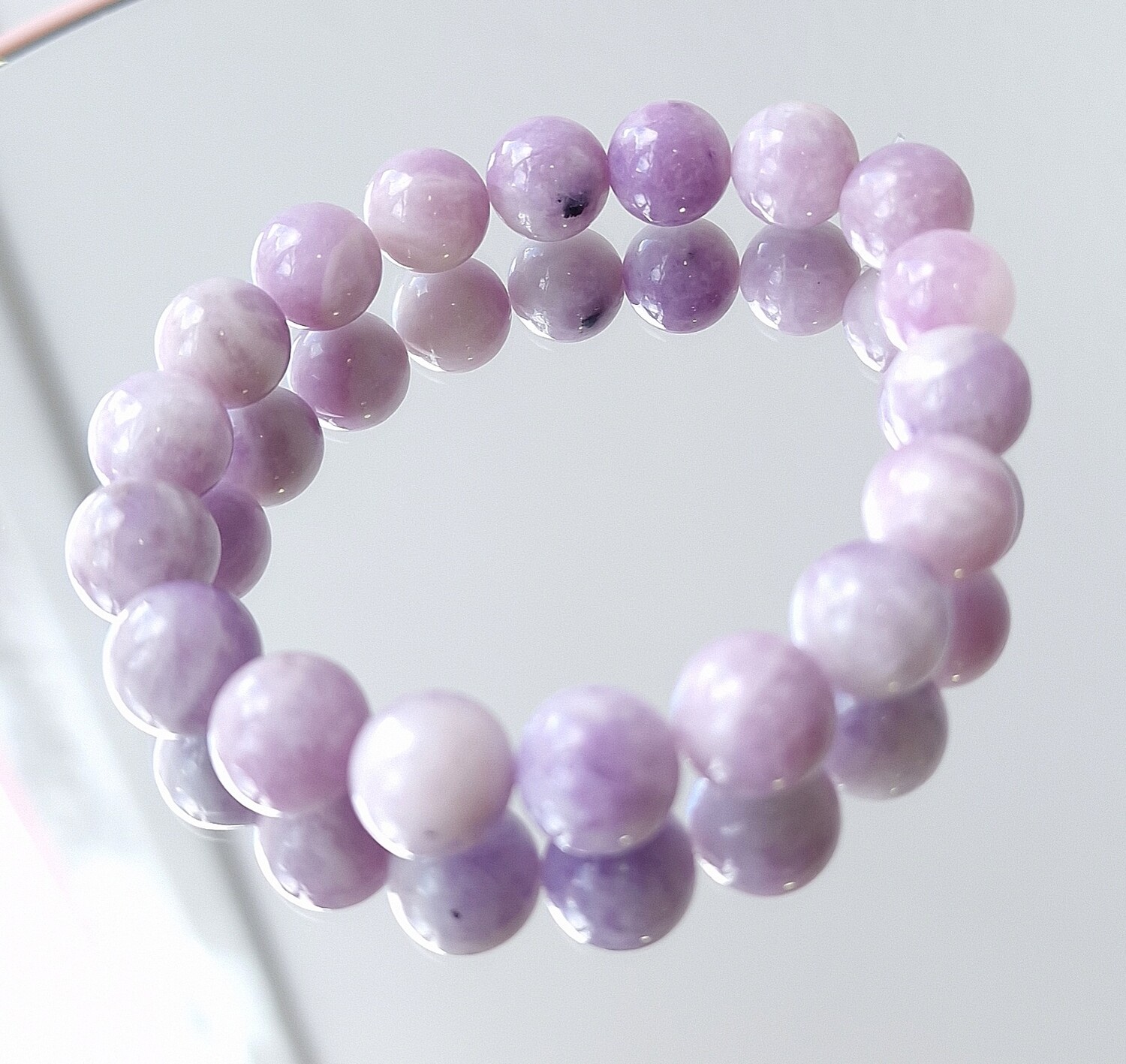 Bracelet Lépidolite ø10