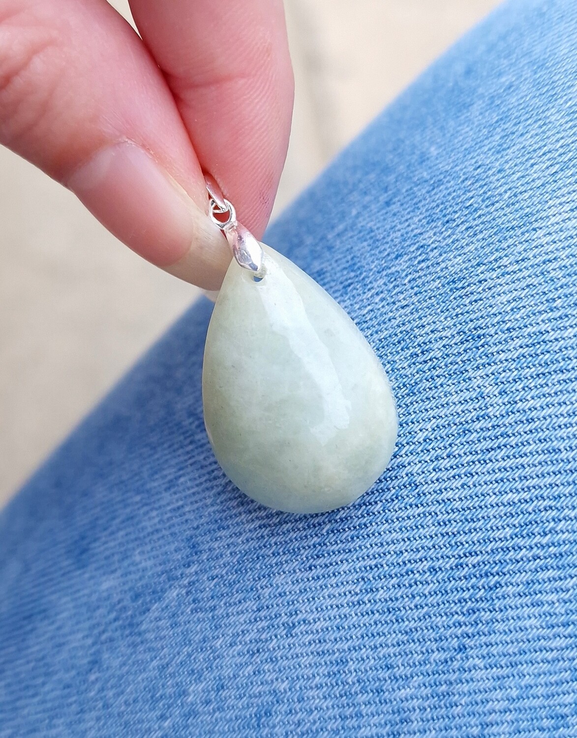 Jade de Birmanie Goutte n°1