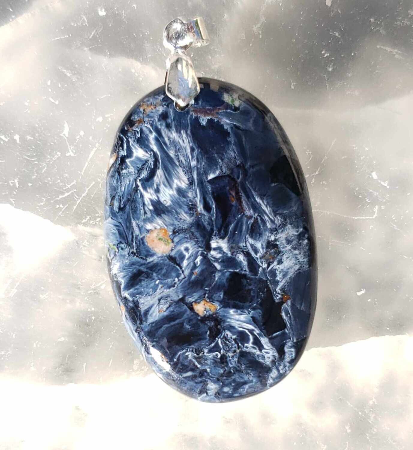 Pietersite bleue AAA flash extra n°1