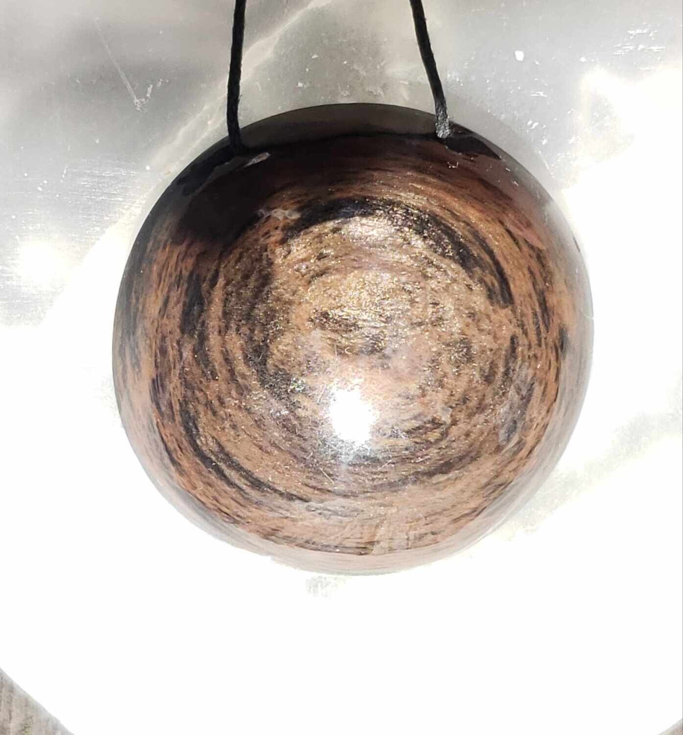 Obsidienne rouge mahogany caoba reflets cuivrés AAA
