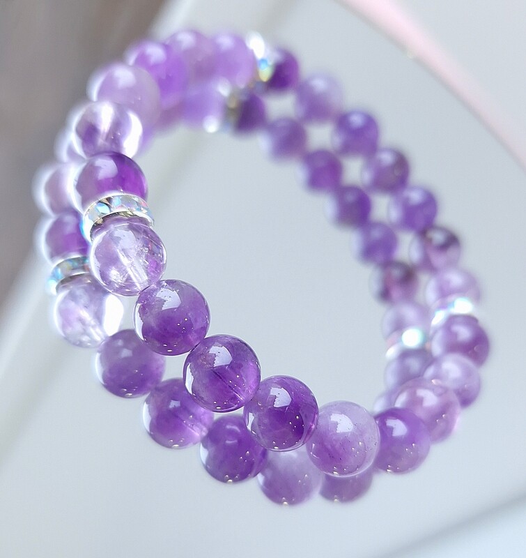 Bracelet Amethyste ø8