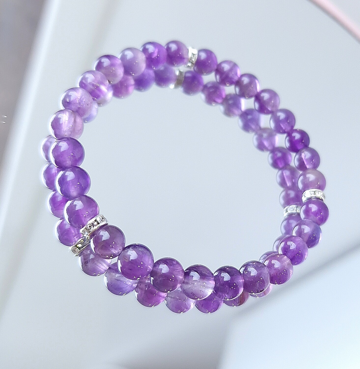 Bracelet Amethyste ø6