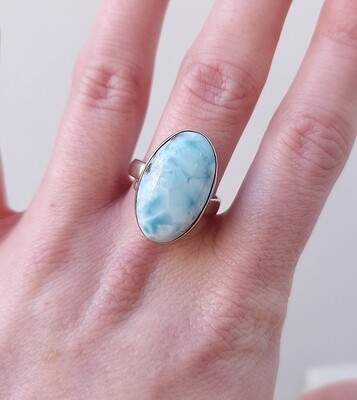 Bague Larimar Joaillier- Argent 925