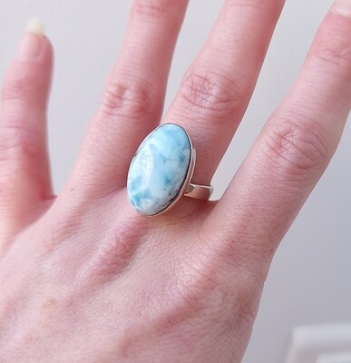 Bague Larimar Joaillier- Argent 925
