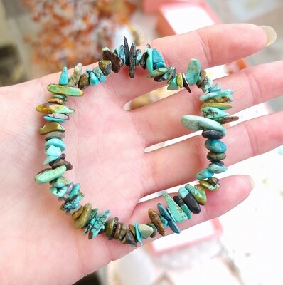 Bracelet Baroque Turquoise du Tibet