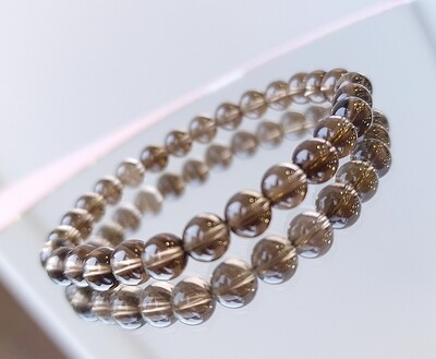 Bracelet Quartz Fumé ø6