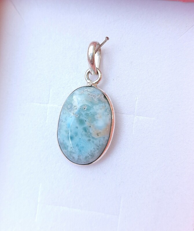 Larimar Cerclé Argent 
