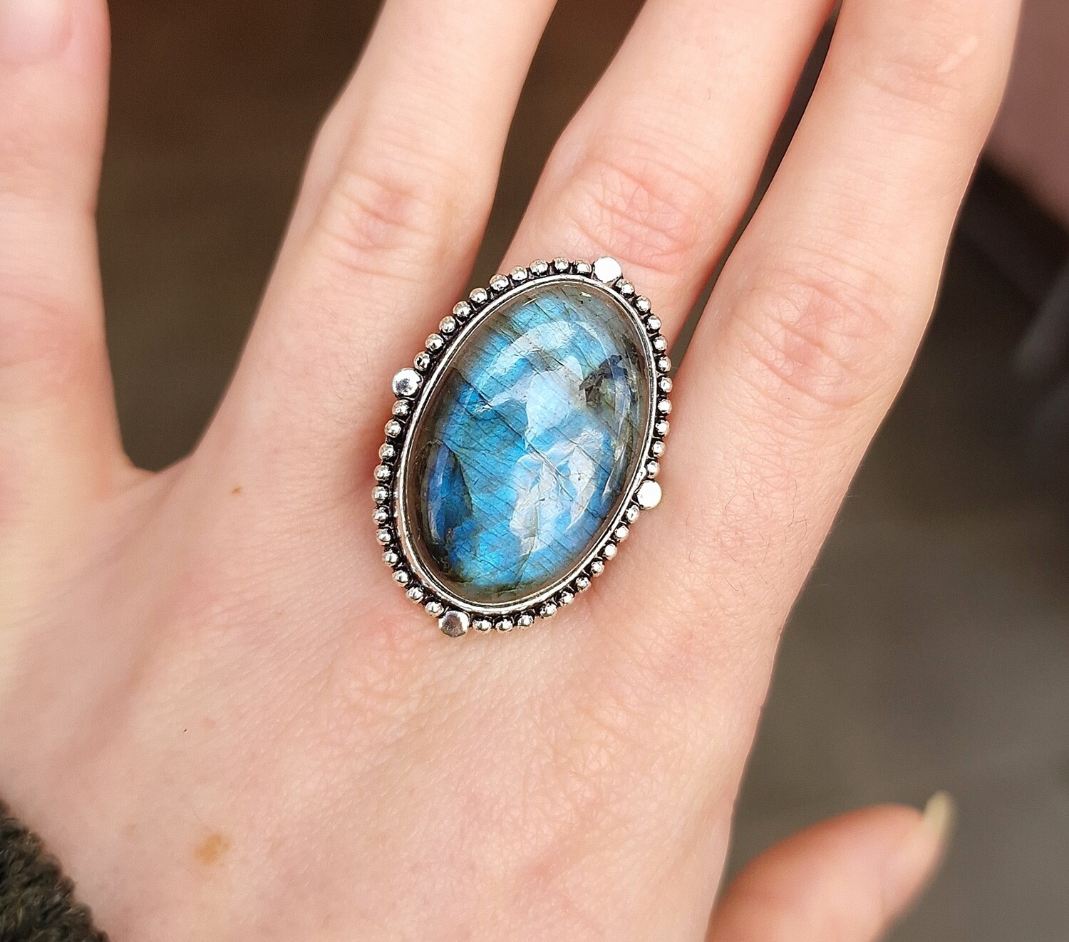 Bague Labradorite - Taille 59/60