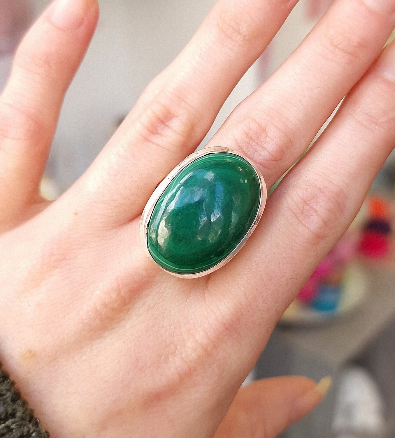Bague Malachite - T63/64