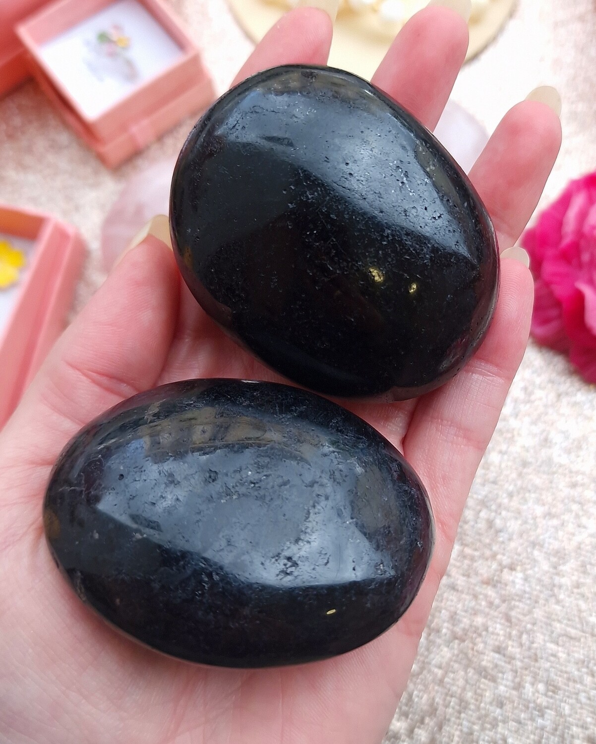 Galet Tourmaline Noire