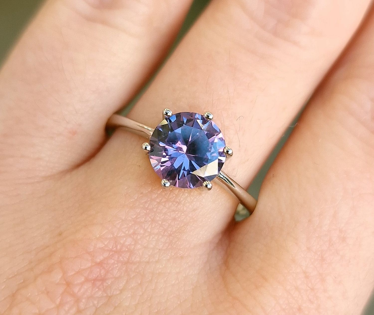 Bague Alexandrite Argent - T49