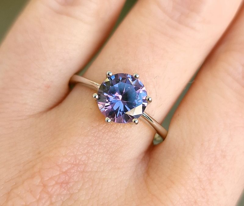 Bague Alexandrite Argent - T49