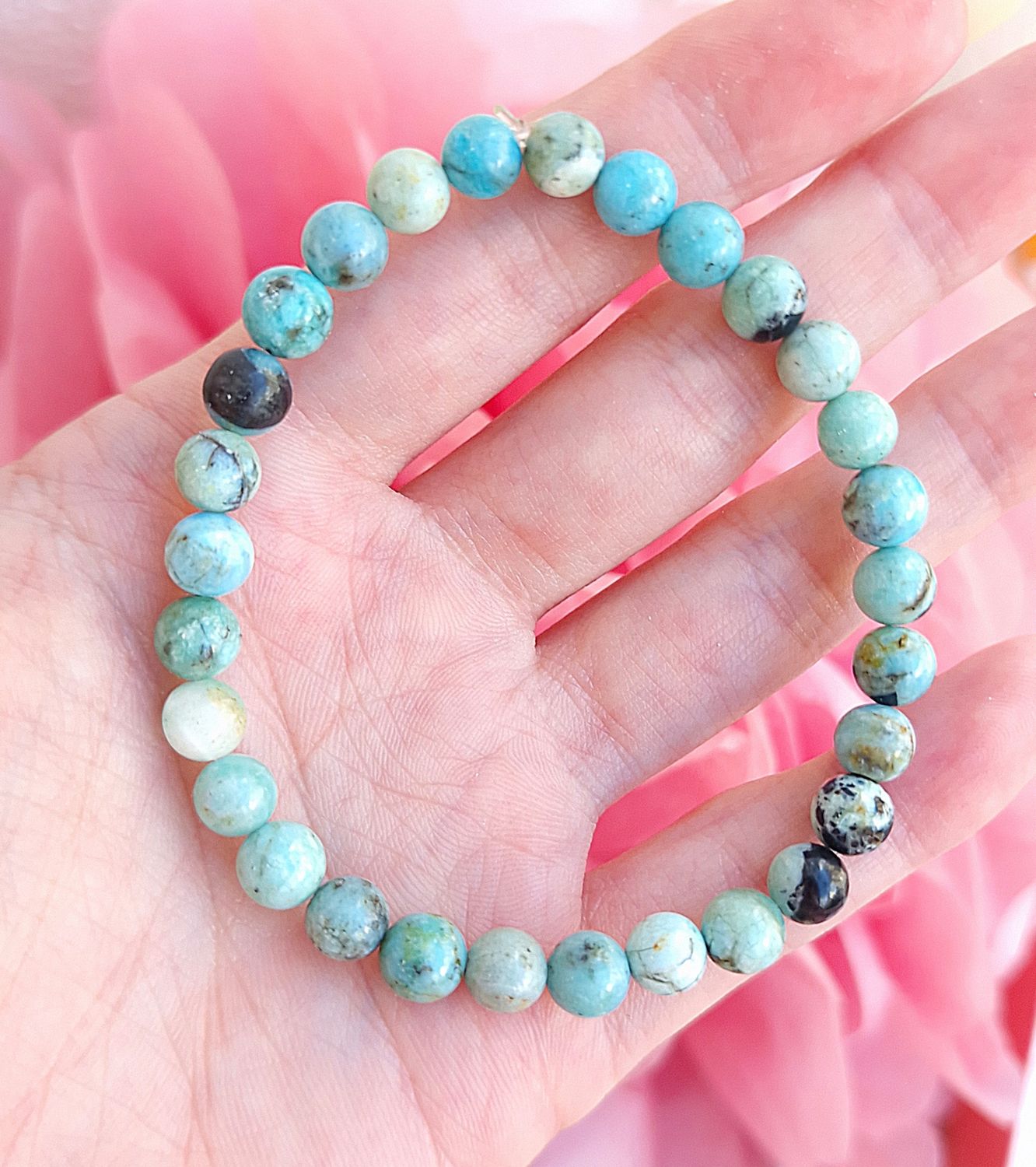 Bracelet Opale Bleue ø6