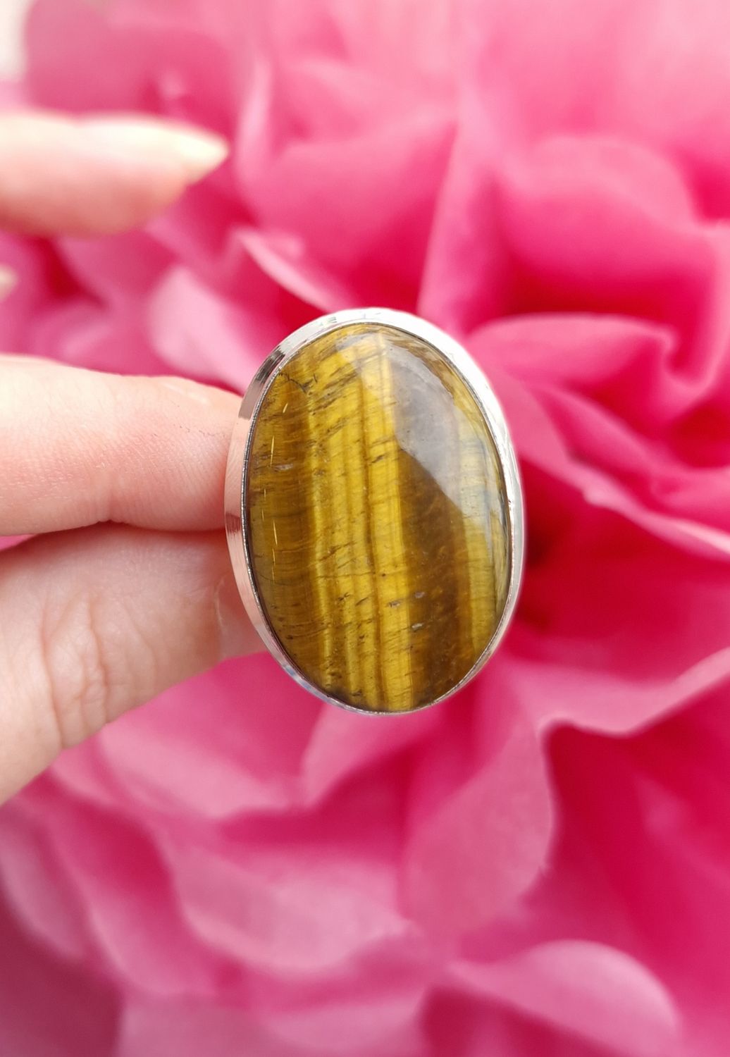 Bague Oeil du Tigre - Argent 