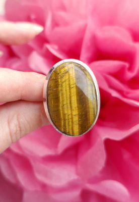 Bague Oeil du Tigre - Argent 